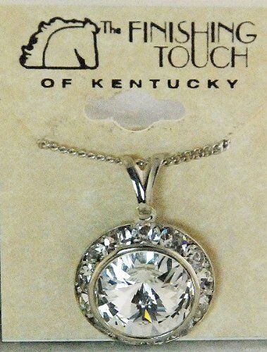 Finishing Touch 14 mm Rivoli Stone Necklace