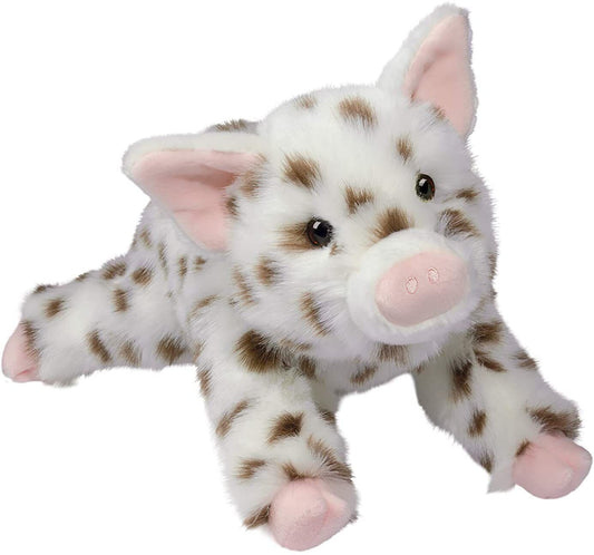 Douglas Levi Brown Spotted Pig Plush Stuffed Animal