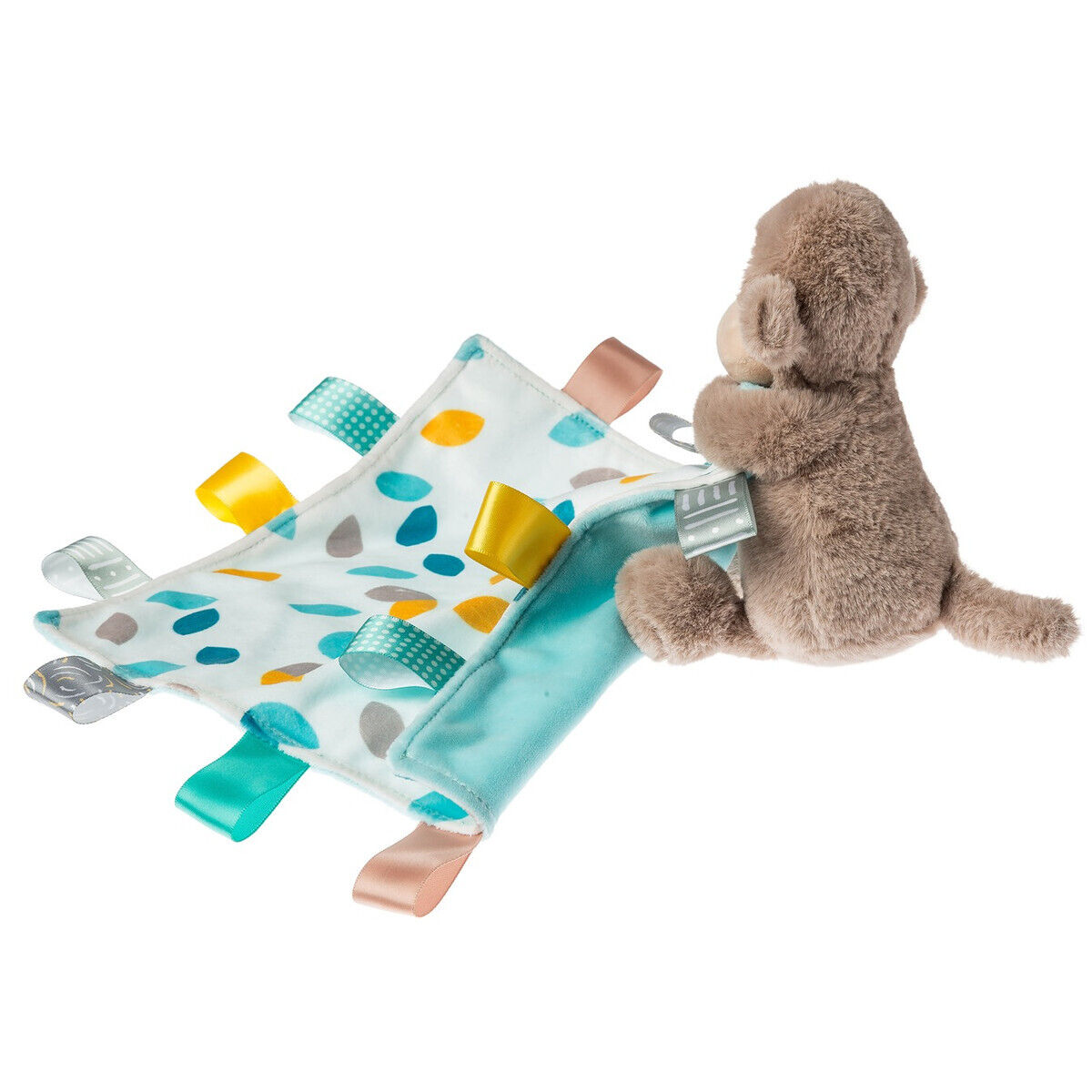 Taggies Cuddlebud Lovey Security Blanket, 9 x 9-inches, Monkey