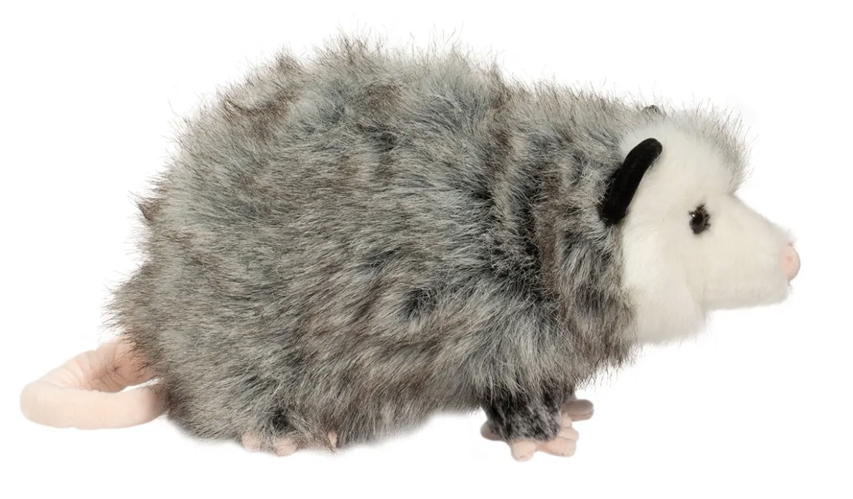 Douglas Plush Ozzy DLux Possum Stuffed Animal, 13" long