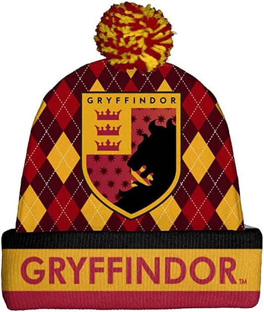 Spoontiques Winter Beanie Hat, Polyester, One Size Fits Most - Gryffindor House