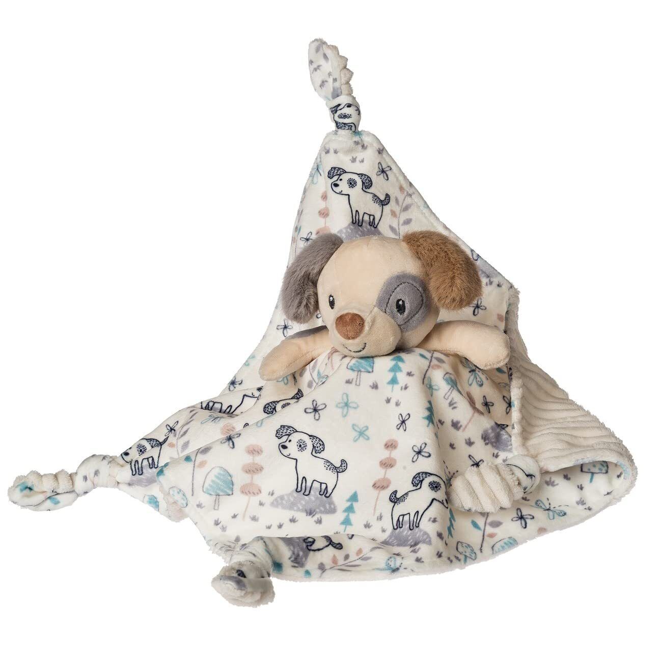 Mary Meyer Stuffed Animal Lovey Security Blanket, 13 x 13-Inches, Sparky Puppy