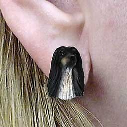 Conversation Concepts Afghan Black and White Earrings Post Earrings