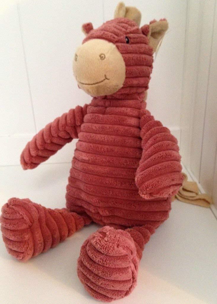 Kordy Rosy Pink Corduroy Horse Plush Stuffed Animal Toy 12" by Unipak
