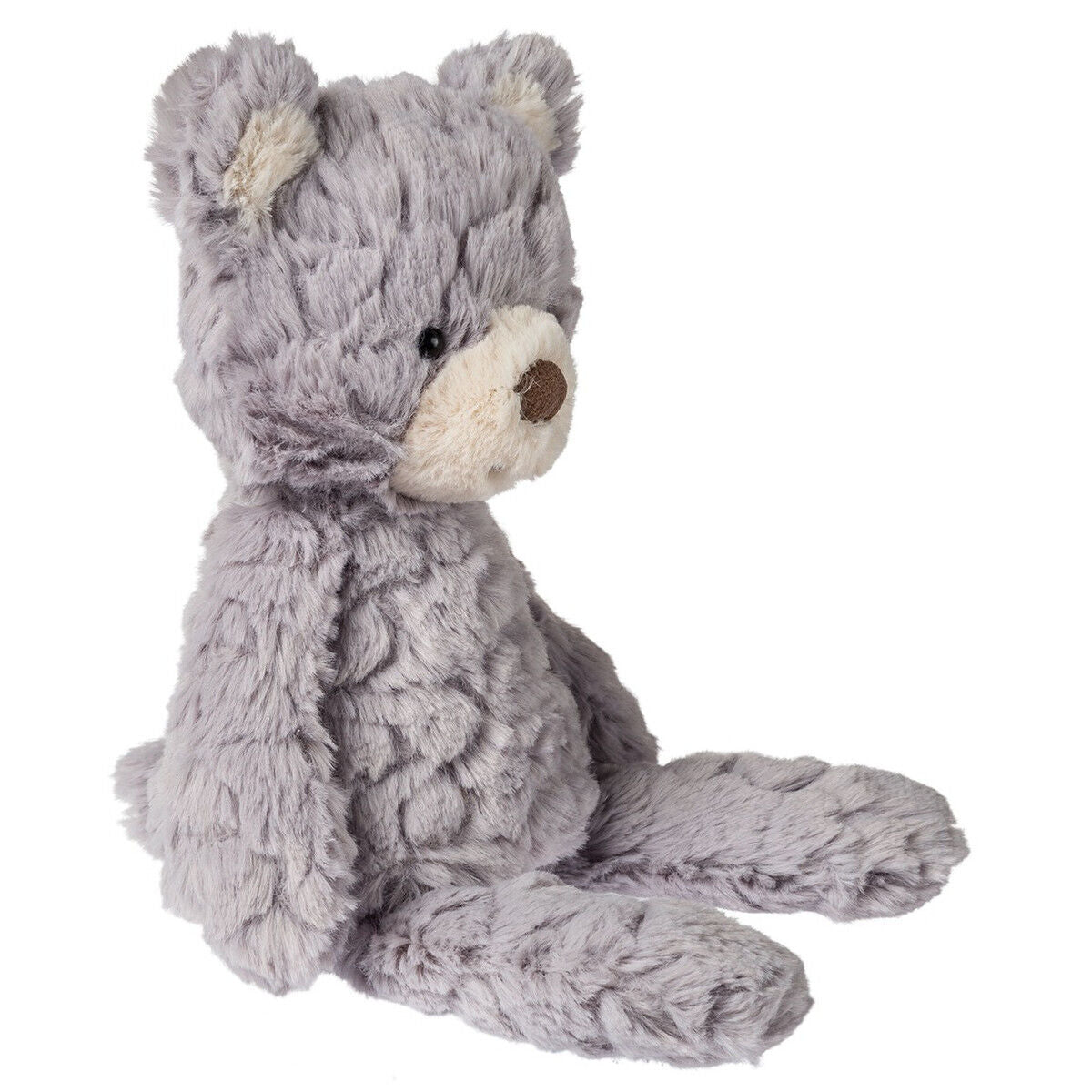 Mary Meyer Putty Bear Small Teddy Bear Soft Toy, Shadow Gray, 11"