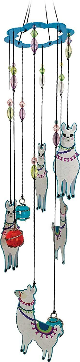 Spoontiques 11926 Llama Wind Chime, Multicolored