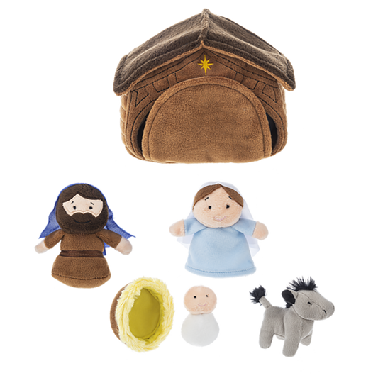 Nativity Scene Plush Learn and Grow Activity Set (6 pc. set)