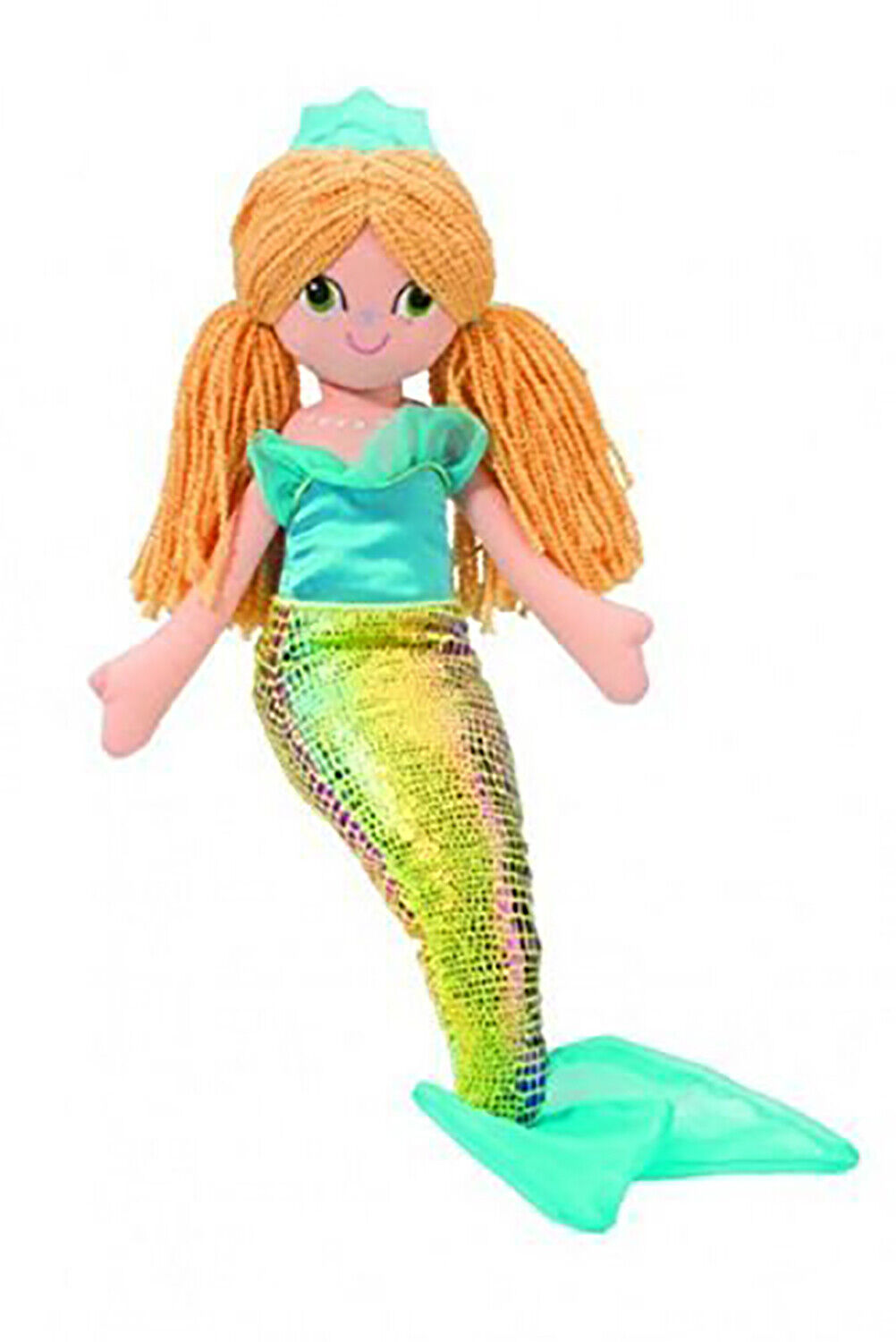 Douglas Toys Lorelei Mermaid Plush Stuffed Toy, 14" plus Tail