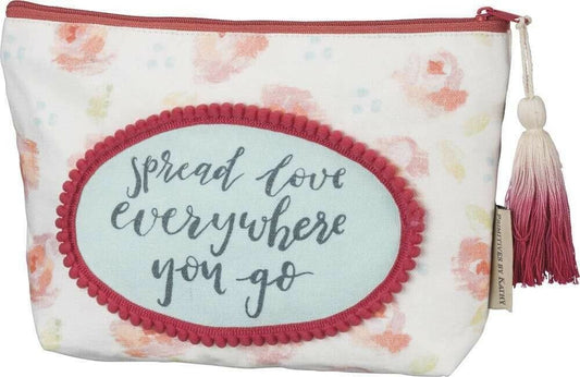 Primitives by Kathy Zipper Pouch - Spread Love Everywhere You Go