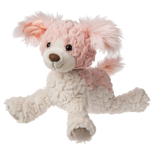 Mary Meyer Pink & White Putty Paris Puppy Soft Toy Friend, 10"
