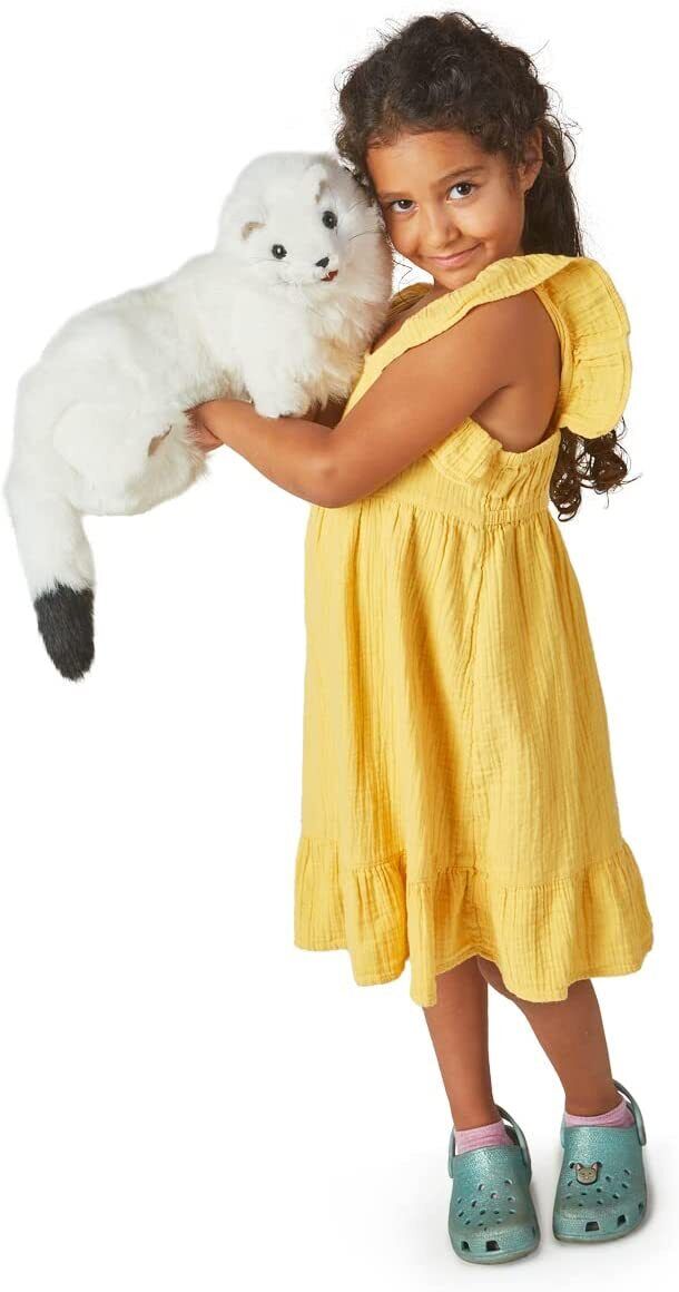 Folkmanis Ermine Hand Puppet, 21"