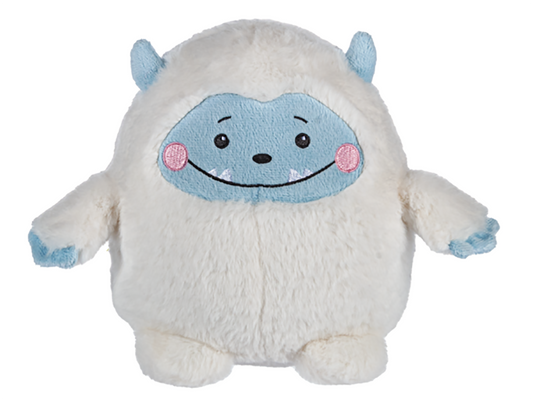 Ganz Happy Hill Farm - White Yeti with Chime Plush Stuffed Animal Toy, 8" tall
