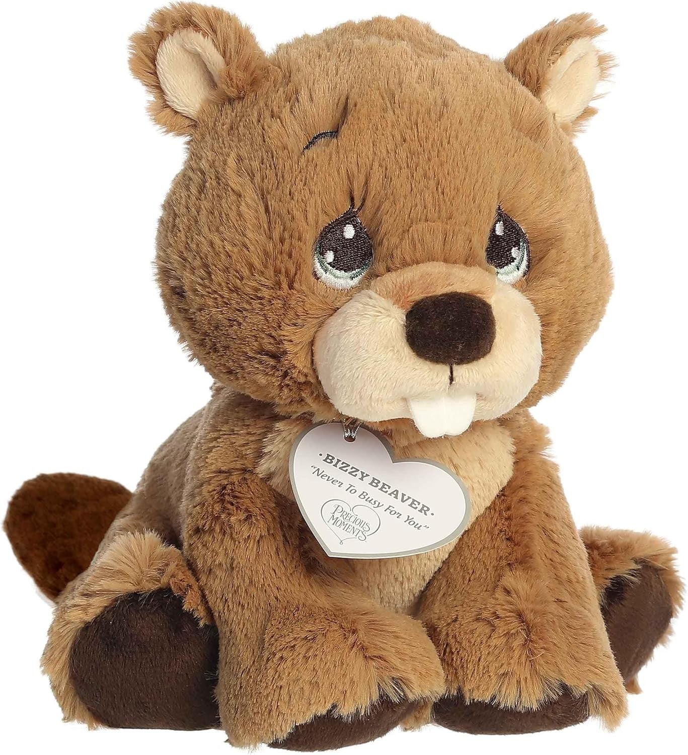 Aurora® Adorable Precious Moments™ Bizzy Beaver Stuffed Animal Toy, 8.5 inches
