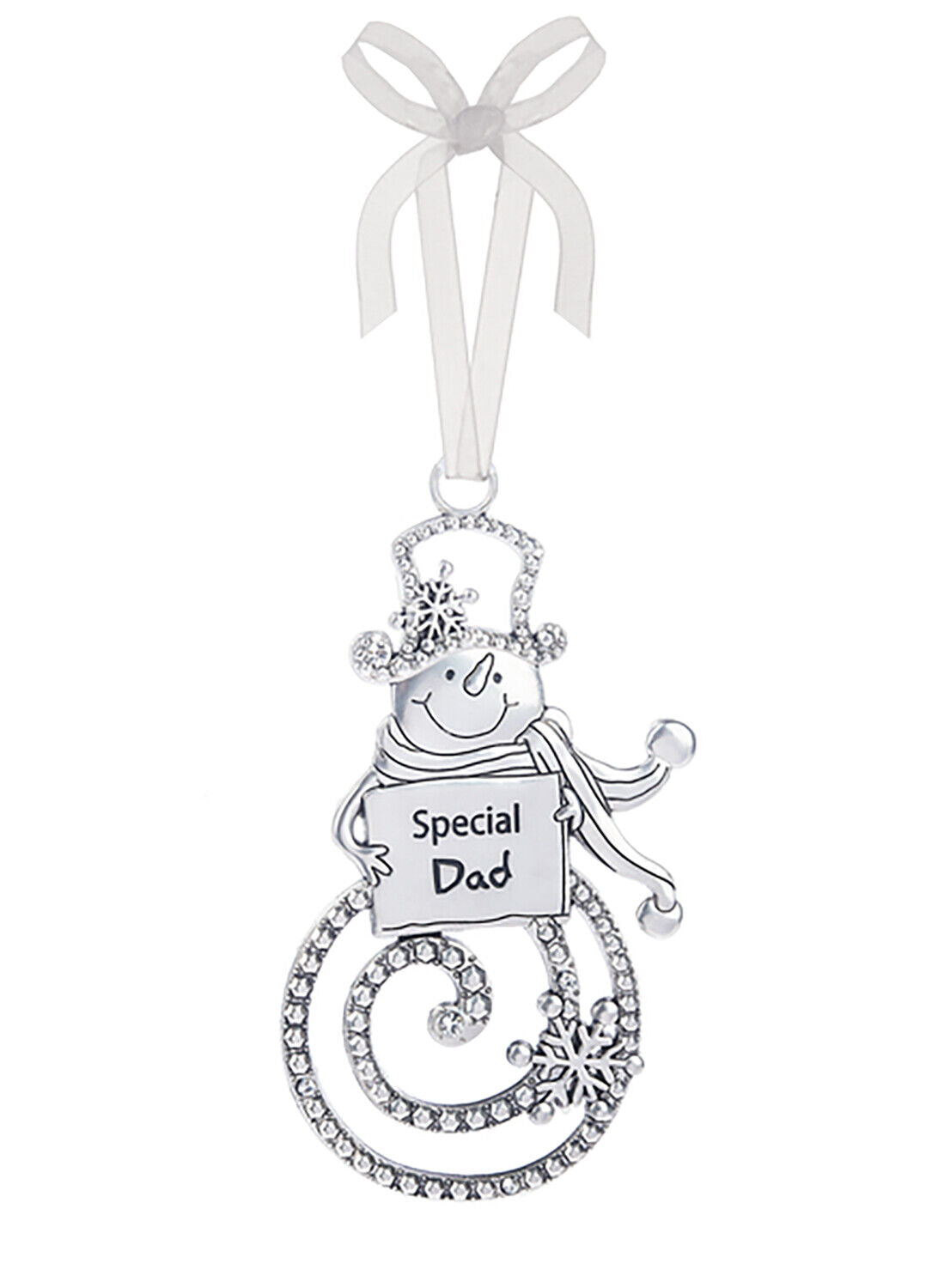 Ganz Ornament - Special Dad - Silver