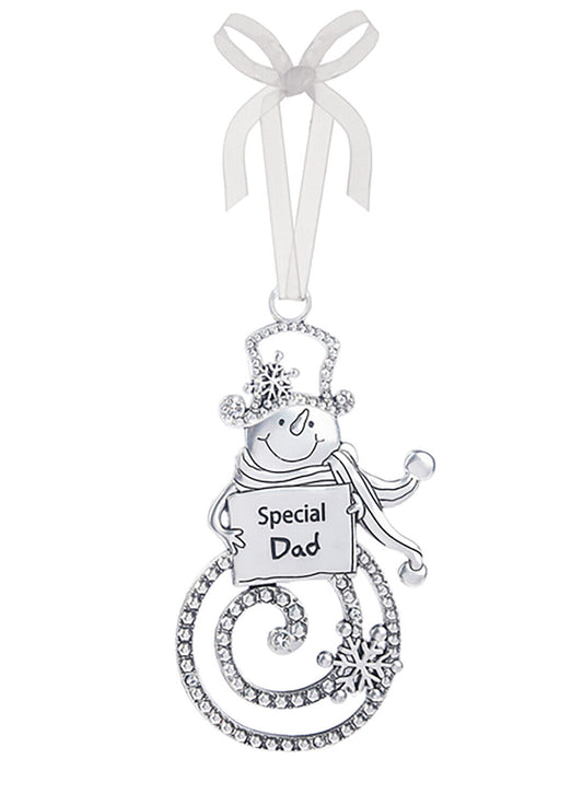 Ganz Ornament - Special Dad - Silver