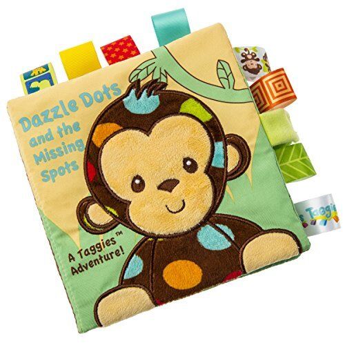 Mary Meyer Taggies Dazzle Dots Monkey Soft Book