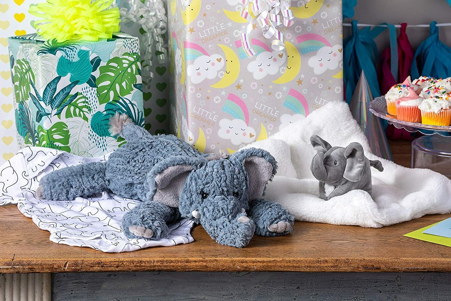 Mary Meyer Afrique Huggy Stuffed Animal Security Blanket, 12 x 12-Inches,