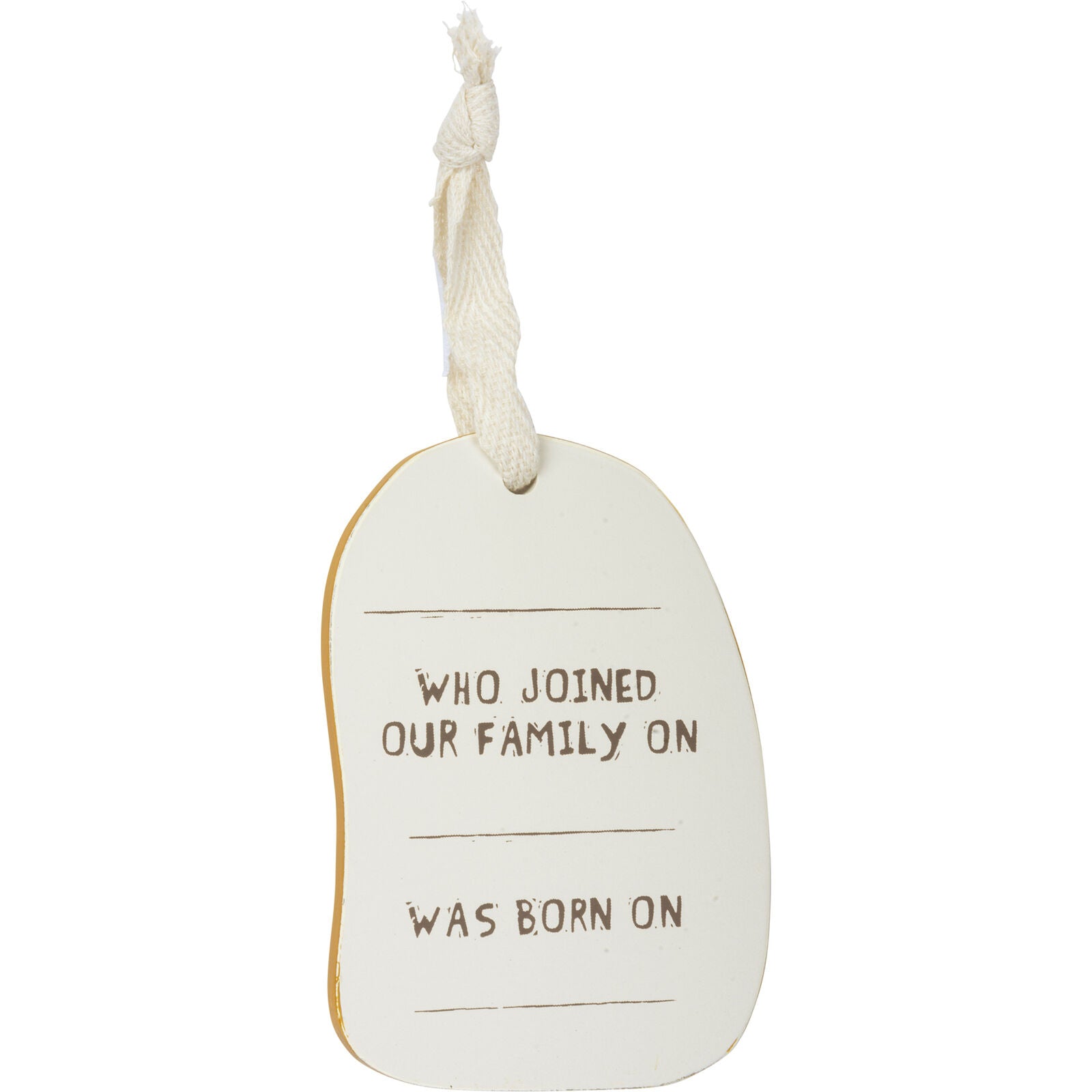 Primitives by Kathy Wooden Hanging Ornament, 2-Sided - I Love My Beagle