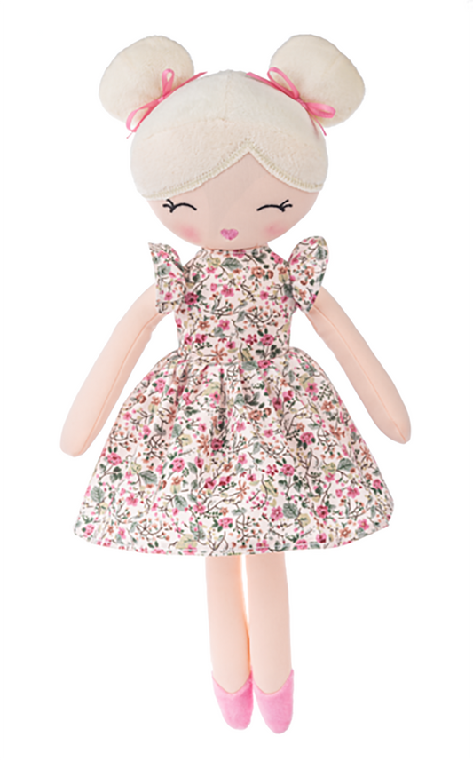 Ganz Treasured Friend Plush Doll with Blond Hair, 14 inch
