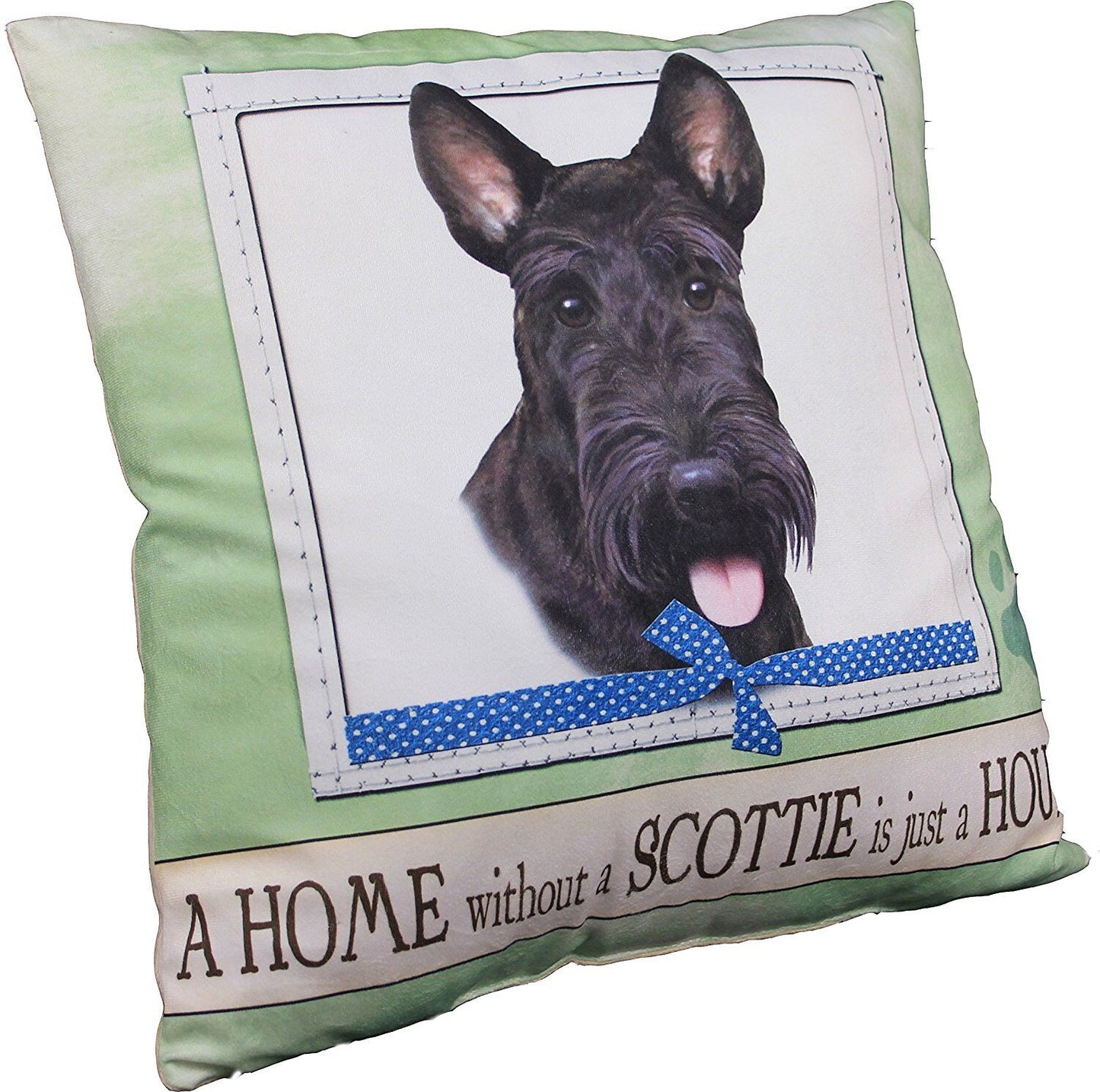 E&S Pets Dog Design Throw Pillow 16 x 16 inches - Scottie Scottish Terrier