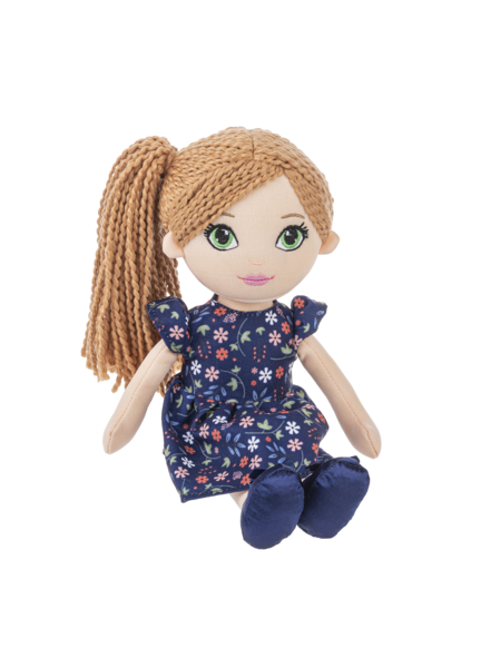 Ganz This is Me! Mila Stuffed Toy Doll, 12" with Brown Hair and Green Eyes