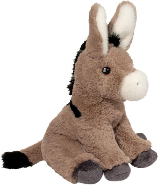 Jackie Donkey Plush Stuffed Animal Toy, 11 inches
