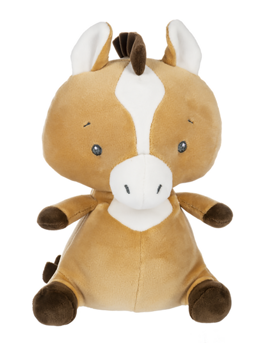 Baby Ganz Cuddle-Me Horse with Rattle Plush Stuffed Animal Toy, 9"