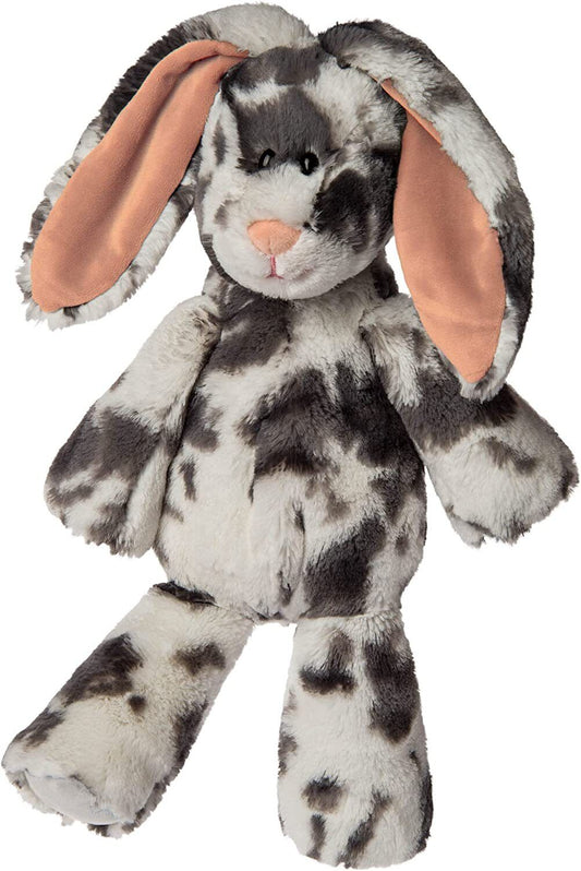 Mary Meyer Marshmallow Stuffed Animal Bravo Bunny, 13", White & Gray Spotted