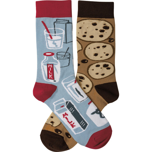 Primitives by Kathy Socks - Socks - Milk & Cookies, One Size Fits Most