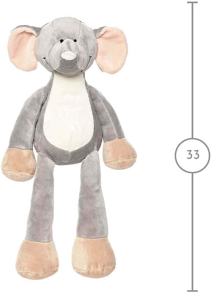 Teddykompaniet Diinglisar Wild Large Elephant Plush Stuffed Animal Toy, 14"