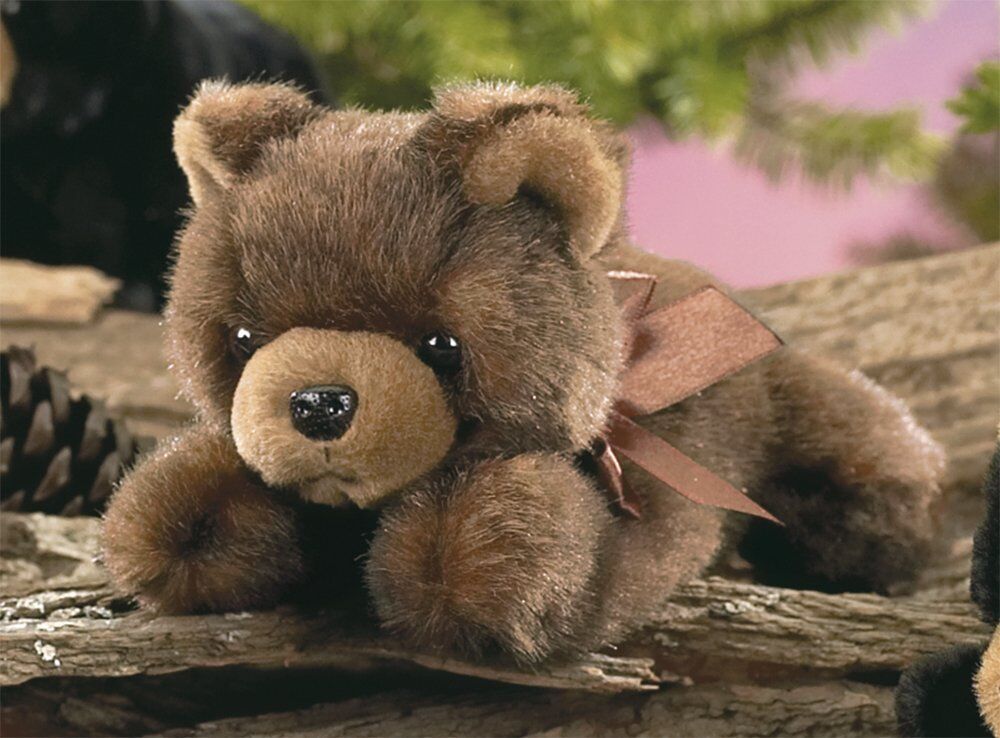 Bearington Lazy Ben Brown Bear Stuffed Animal Toy, 8"