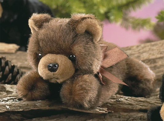Bearington Lazy Ben Brown Bear Stuffed Animal Toy, 8"