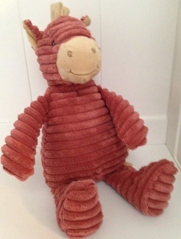 Kordy Rosy Pink Corduroy Horse Plush Stuffed Animal Toy 12" by Unipak