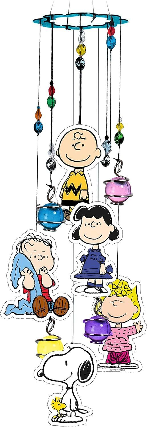 Spoontiques 11911 Peanuts Decorative Wind Chimes for Yard or Garden