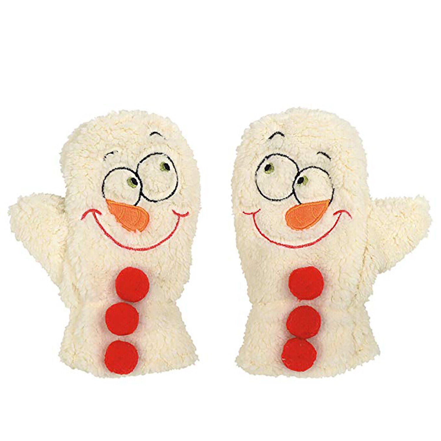 Department 56 Snowpinions Snowman with Funny Face Mittens