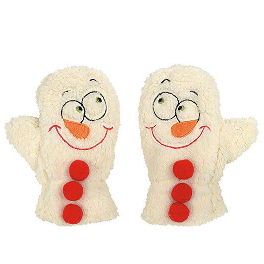 Department 56 Snowpinions Snowman with Funny Face Mittens