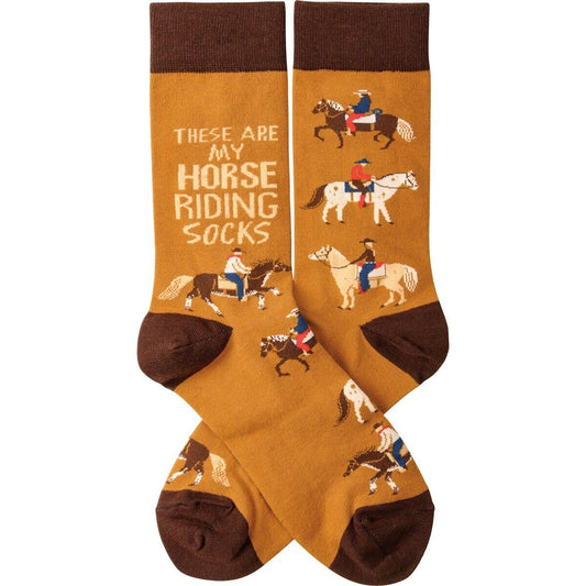 Primitives by Kathy - These are My Horse Riding Socks