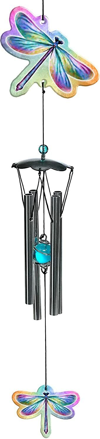 Spoontiques Decorative Chimes for Yard and Garden, Dragonfly Wind Chime