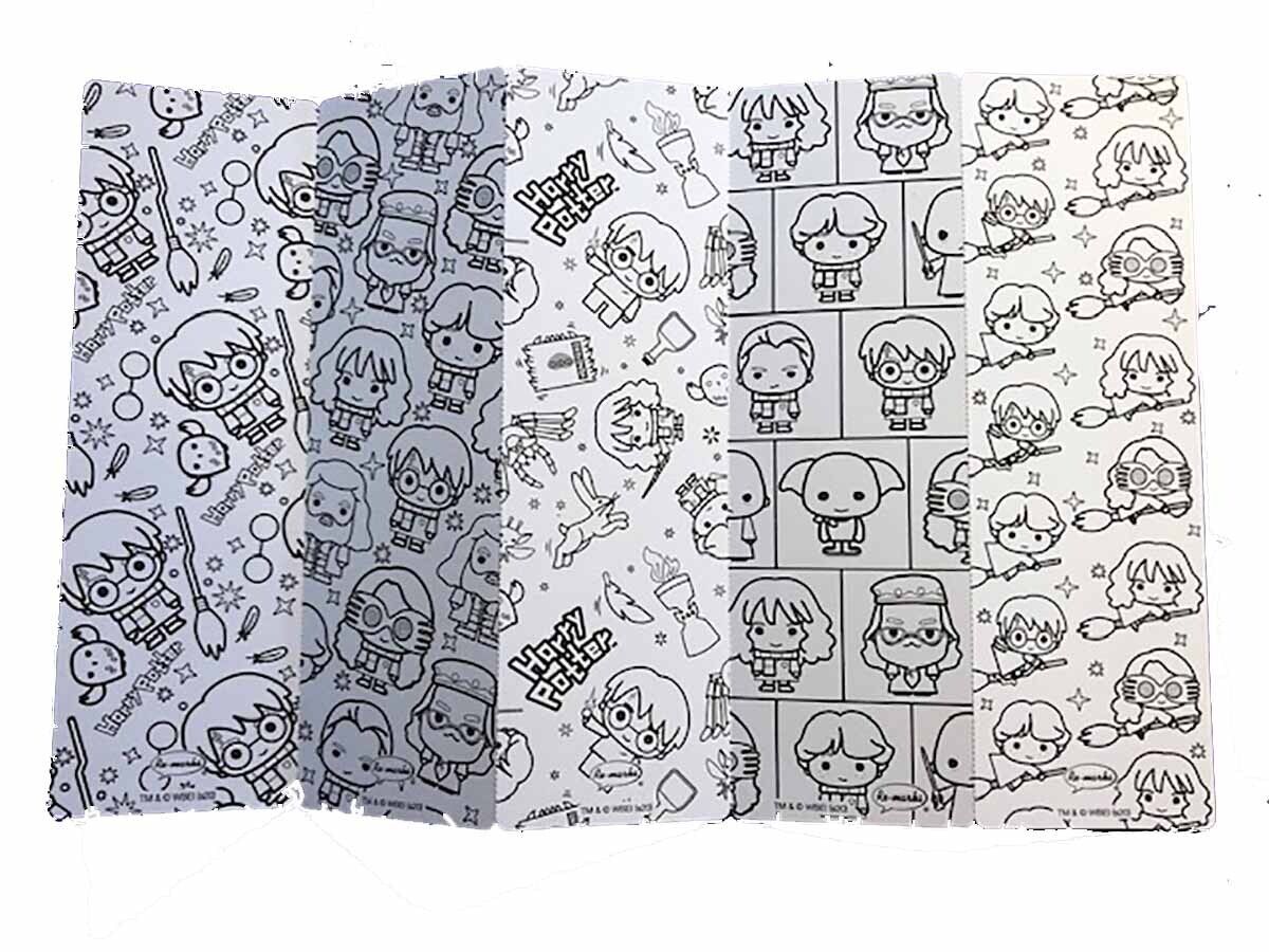 Re-Marks Harry Potter Wizards Colormarks Coloring Bookmarks