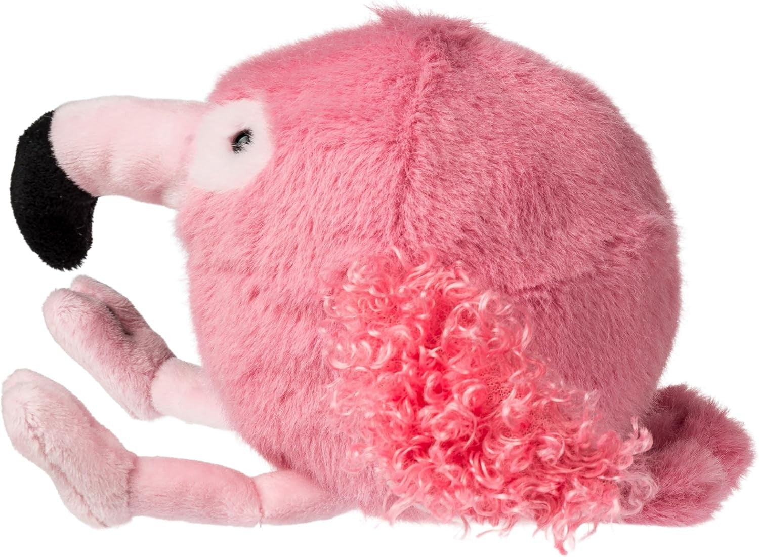 Mary Meyer Stuffed Animal Rolly Birds Small Plush Soft Toy, 5-Inch, Flamingo