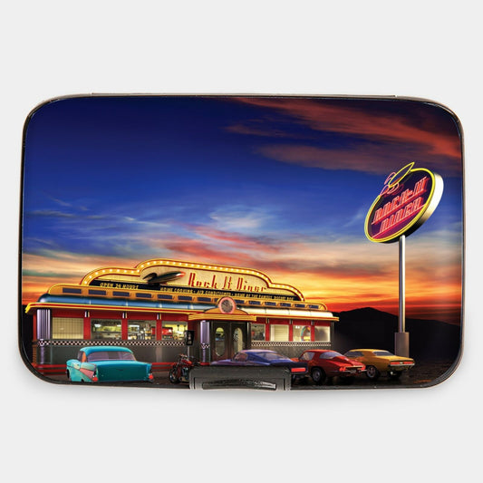 Diner RFID Armored Credit Card and Cash Wallet