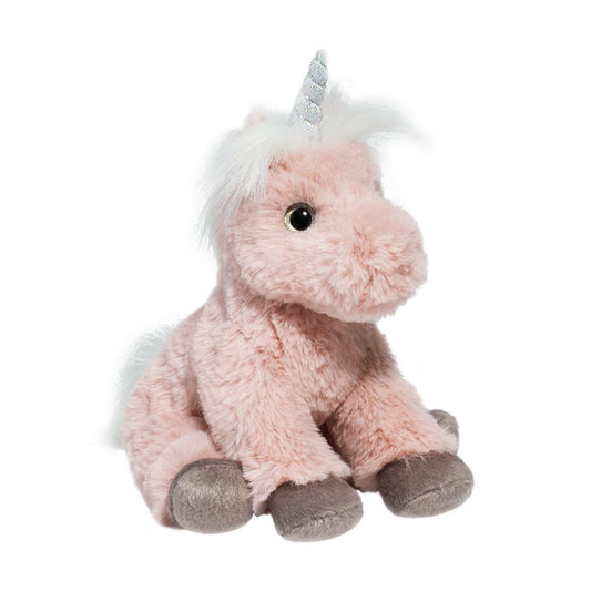 Douglas Cuddle Toys Melodie Pink Unicorn Mini Soft Plush Stuffed Animal, 6"