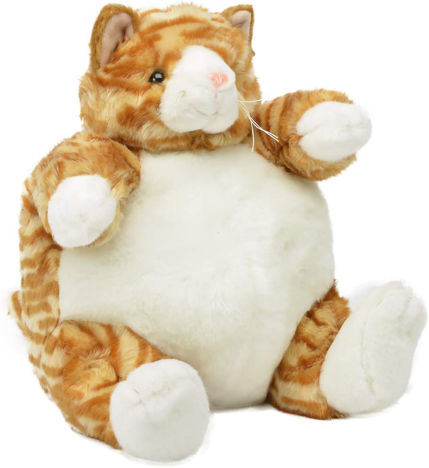 Unipak Orange Tabby Cat Baby Plumpee Plush Toy 9"