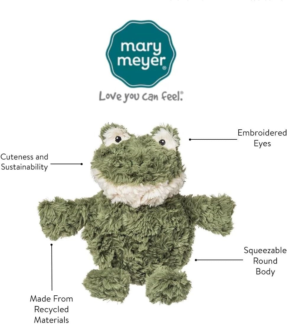 Mary Meyer Stuffed Animal Again Friends Soft Toy, 6-Inches, Sprouts Frog