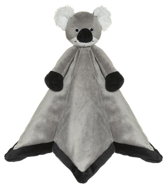 Teddykompaniet Diinglisar Gray Koala Plush Fleece Baby Blanket Snuggler, 13"
