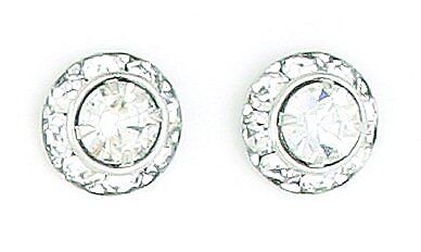 Finishing Touch Crystal Rondelle Earrings