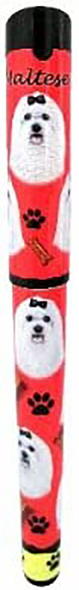 E&S Pets Maltese Pen Easy Glide Gel Pen, Refillable with A Perfect Grip