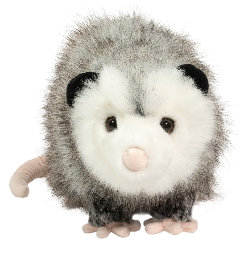 Douglas Plush Ozzy DLux Possum Stuffed Animal, 13" long