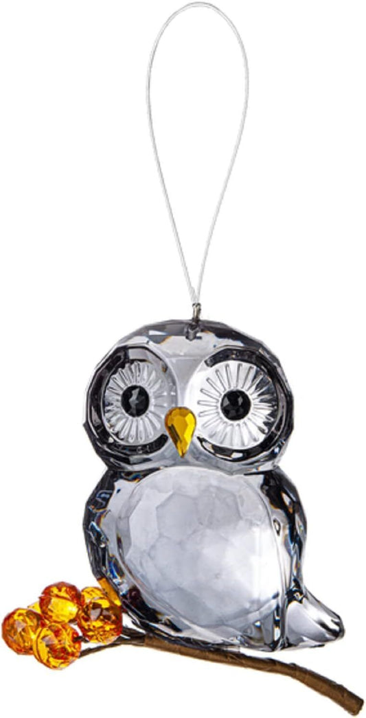 Ganz Midnight Owl Ornament, 3-inch Length, Acrylic and Iron