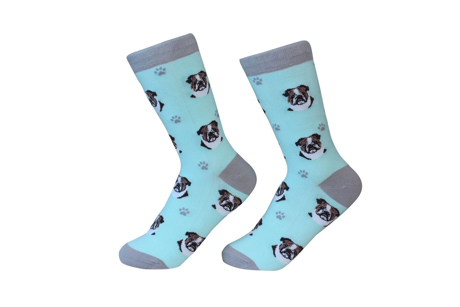 Bulldog Dog Breed Socks Unisex Sock Daddy by E&S Pets